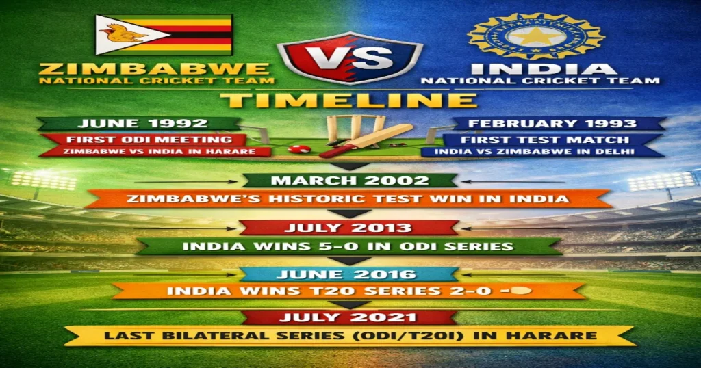 Zimbabwe Team vs India Team – Smart Digital Platform for Cricket Lovers