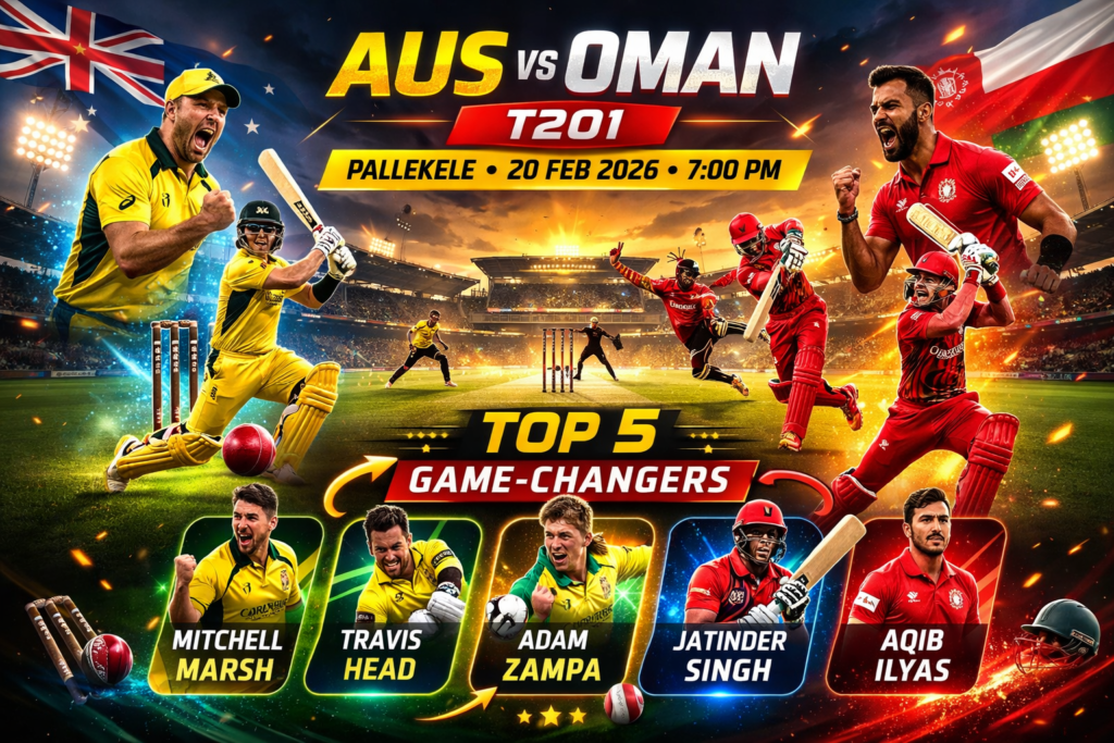 Australia vs Oman T20I: Top 5 Players to Watch (Marsh, Head, Zampa vs Jatinder & Co)